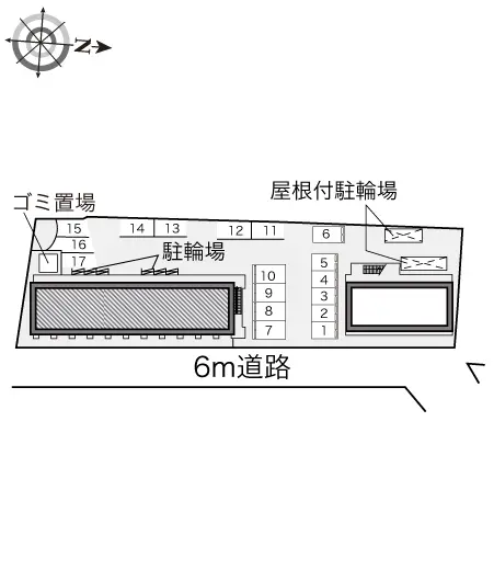 ★手数料０円★京都市伏見区羽束師菱川町　月極駐車場（LP）